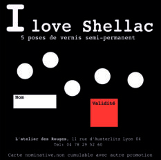 Carte d'abonnement I Love Shellac