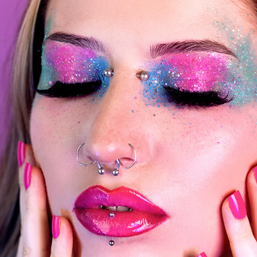 Neon rose 2